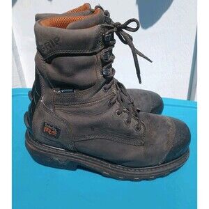 timberland pro boots men 10.5 Exospine Technology Steel Toe Thrashed Grunge